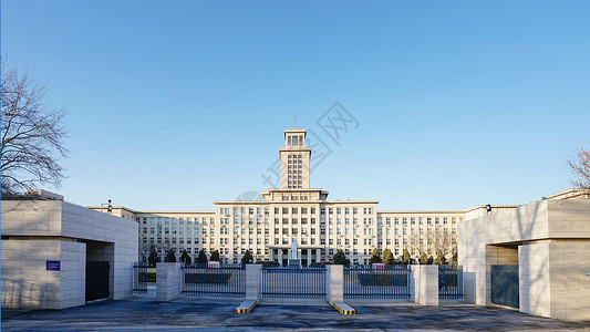 开启教育的大门南开大学校门背景