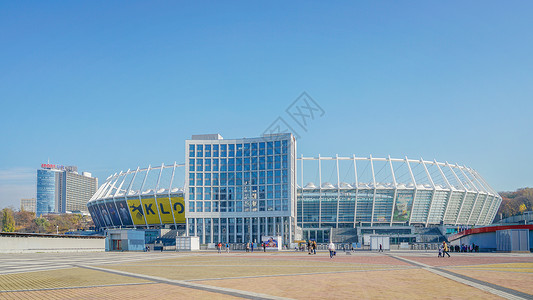 乌克兰基辅体育场背景图片
