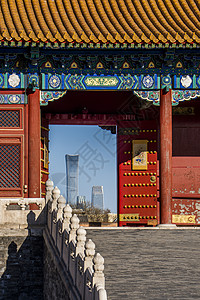北京古门北京故宫的古与今背景