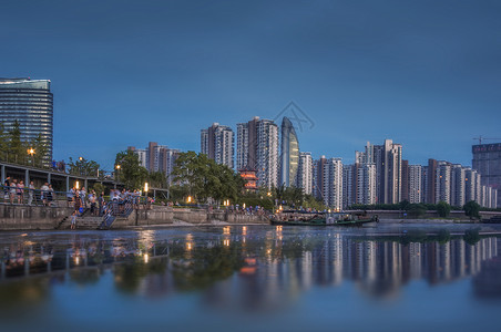 安徽芜湖芜湖夜景背景