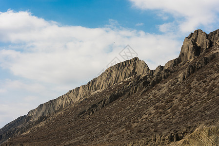 自然风景雅丹峡谷绝壁悬崖高清图片