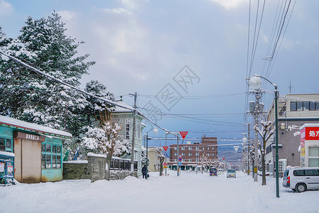 北海道富良野街道街景图片