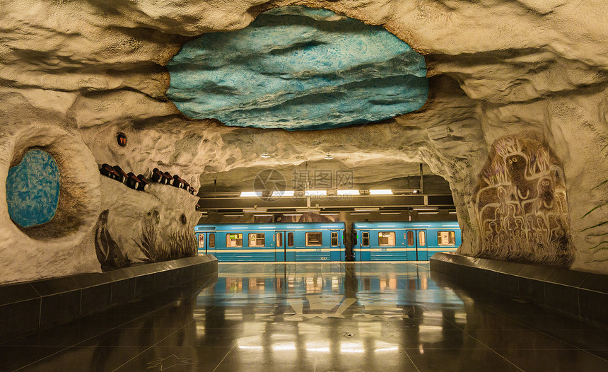 斯德哥尔摩城市地铁艺术空间图片