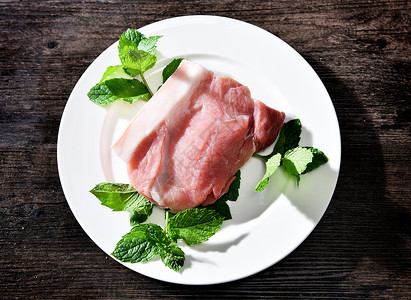 猪肉生肉肥瘦高清图片