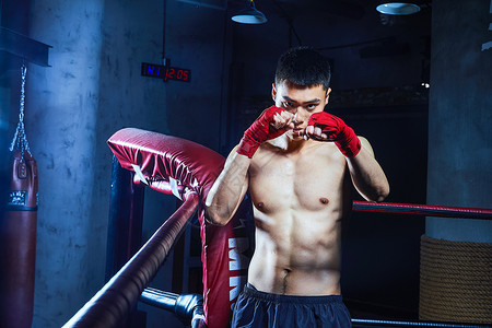 男性拳击运动员高清图片