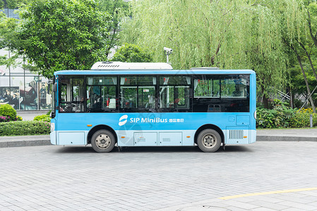 汽车电子设备微型巴士背景