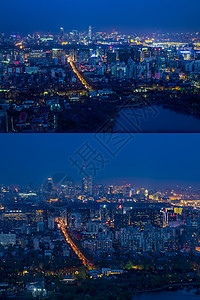 五年前后的北京城市对比大厦高清图片素材