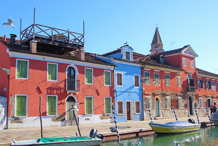 威尼斯城市建筑房子高清图片素材