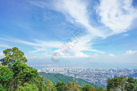 马来西亚槟城全景图片