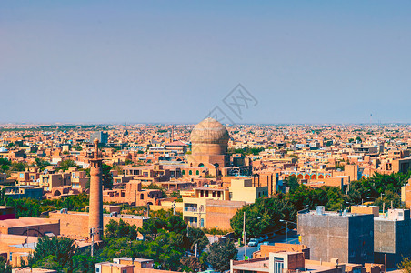 弥勒市伊朗亚兹德景观背景