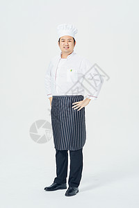 男性厨师形象背景图片