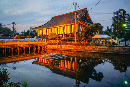 日本大阪四天王寺建筑图片