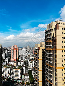 城市建筑小区居民楼图片素材