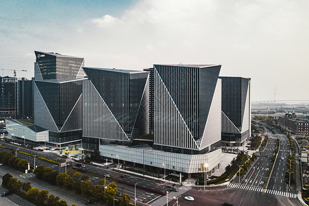 上海商务建筑背景图片