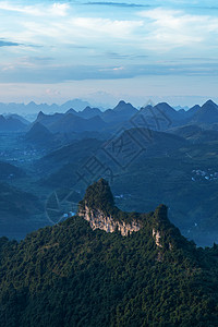 留桂林山水背景