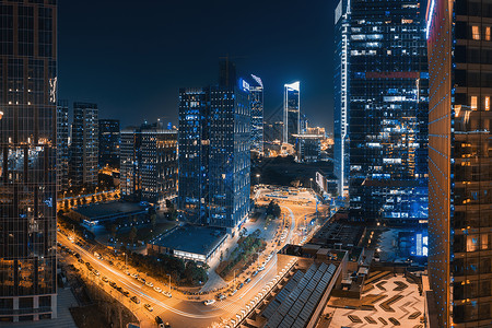夜景建筑城市契迪高清图片