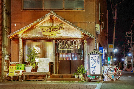 日本东京板桥居酒屋背景图片