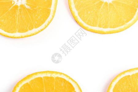 一组橙子橙子静物棚拍背景