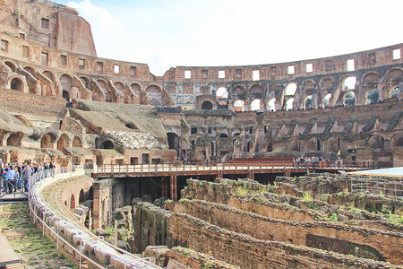 罗马斗兽场古建筑高清图片素材