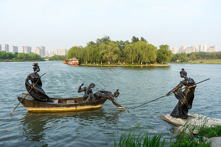 采莲女唐朝采莲图背景