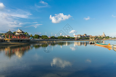 福建厦门集美龙舟池背景图片