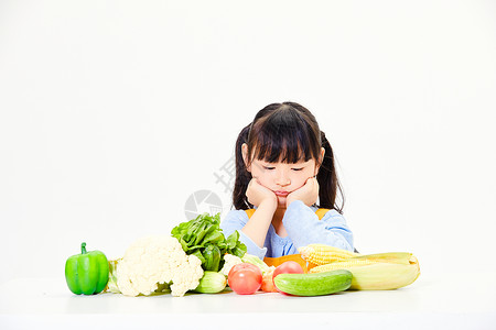 儿童厌食健康食物厌食症高清图片