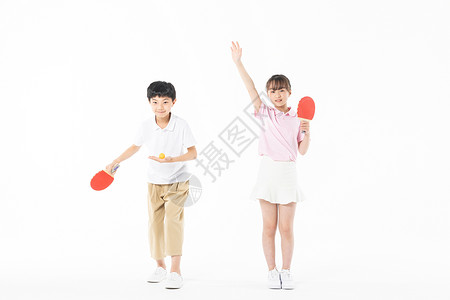 儿童乒乓球运动图片