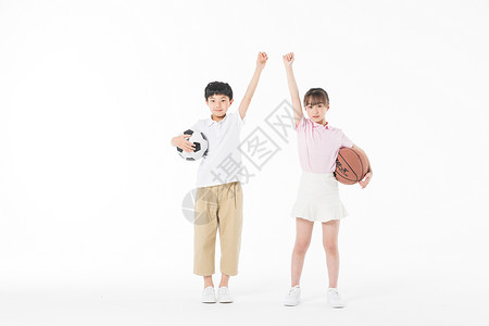 打篮球的小女孩儿童球类运动背景