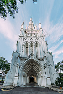 新加坡圣安德烈大教堂外部高清图片