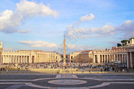 梵蒂冈圣彼得广场高清图片