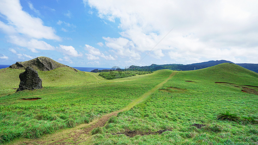 台湾绿岛牛头山高山草甸