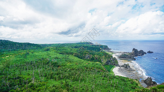 火烧岛台湾绿岛海滨背景