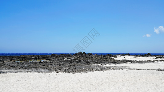 火烧岛台湾绿岛沙滩海滩背景