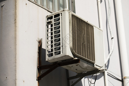 空调外机挂壁式空调高清图片