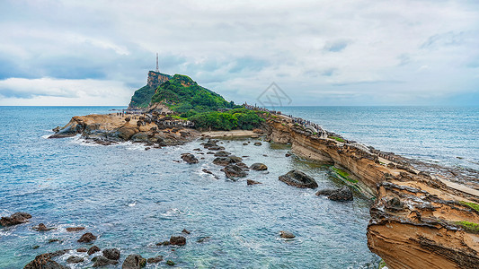 台湾野柳地质公园背景