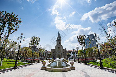 宁波天主大教堂高清图片