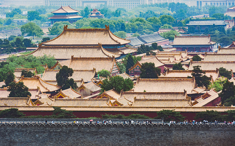 北京故宫城墙高清图片素材