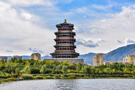 最美的北京永定楼图片