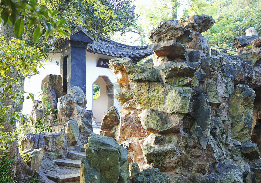 扬州大明寺庭院图片