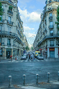 法国巴黎街头盗梦空间景点高清图片素材