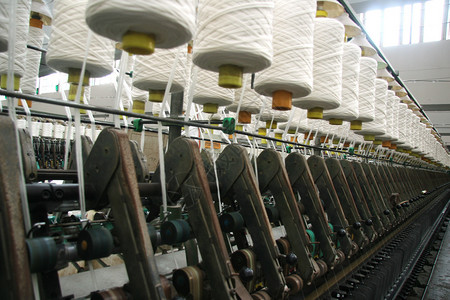 纺织纺纱高清图片素材