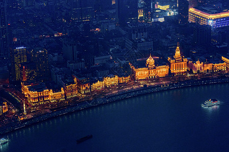 上海滩夜景上海外滩夜景背景