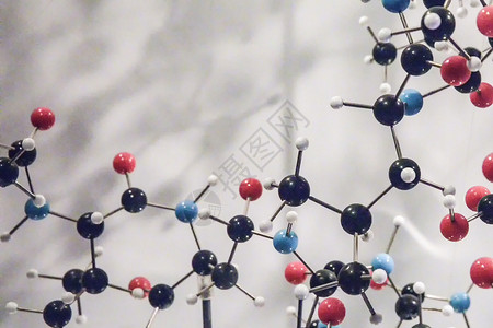 医学模型素材胰岛素分子结构模型背景