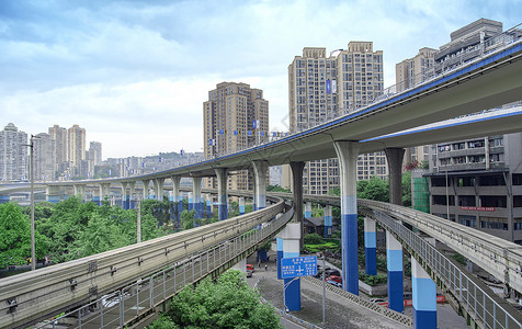 重庆交通大学重庆轻轨地铁交通背景