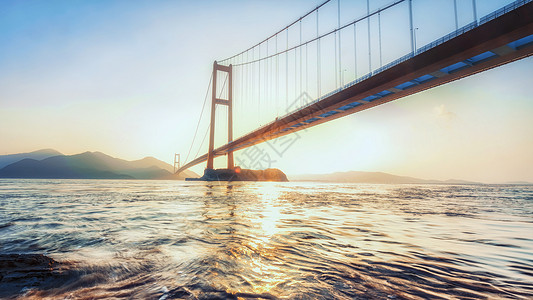 舟山西堠门大桥背景图片