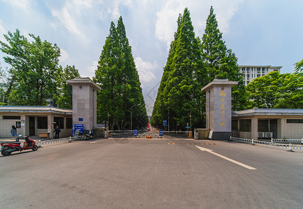 南京审计大学南京农业大学校门背景