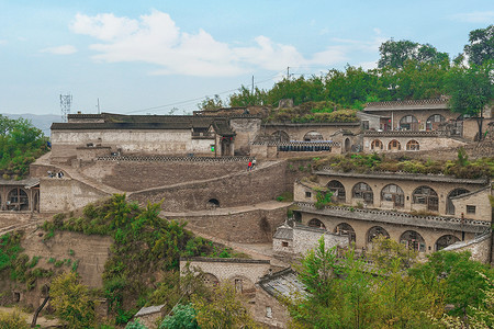 山西窑洞民居传统高清图片素材