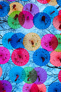 雨伞装饰雨伞工艺高清图片