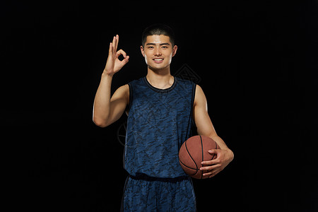 篮球运动员形象背景图片