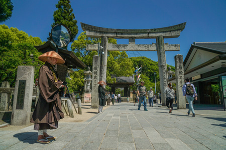 天妃宫日本福冈周边太宰府天满宫背景